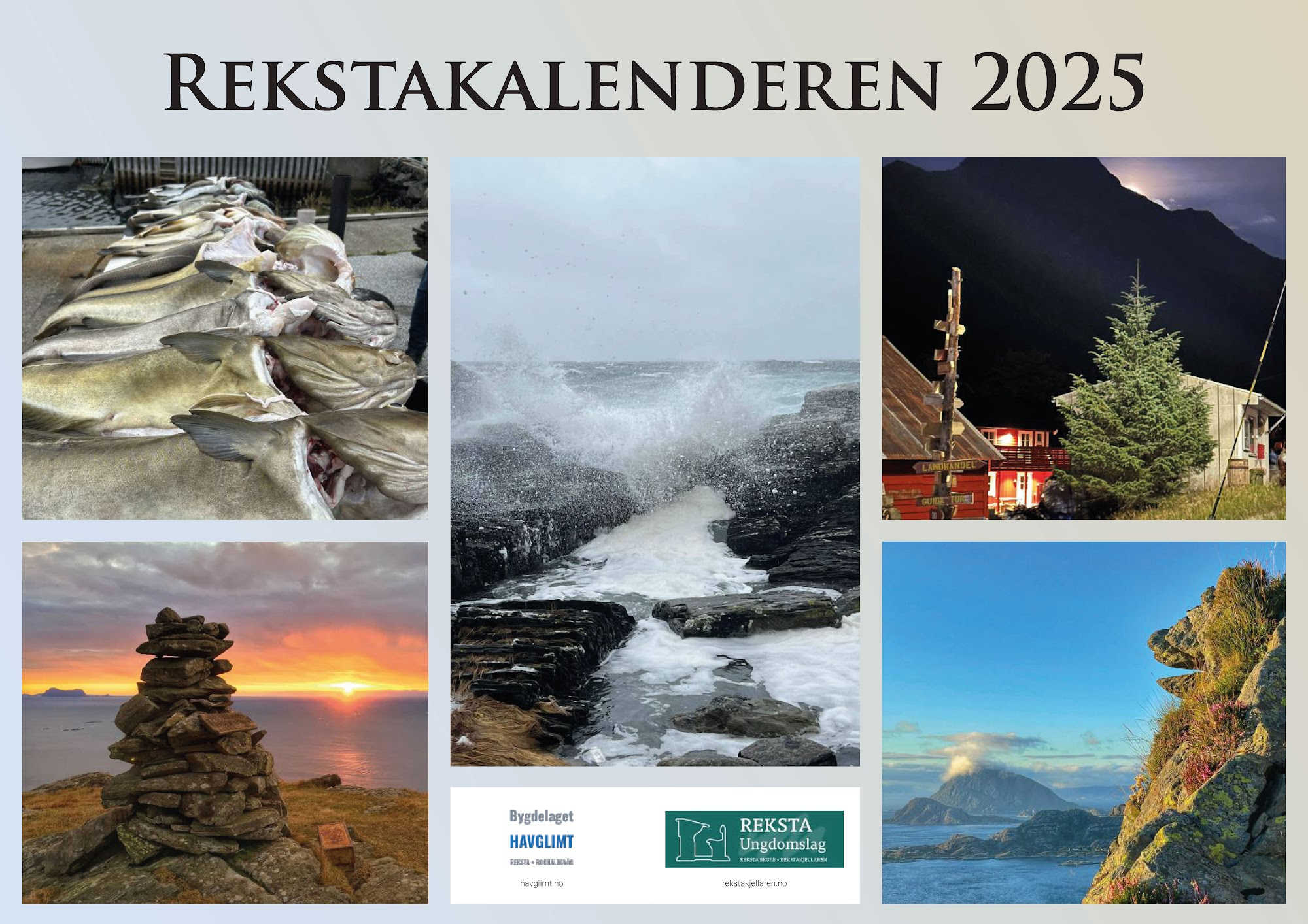 Rekstakalenderen 2025, eit samarbeidsprosjekt mellom Bygdelaget Havglimt og Reksta Ungdomslag.